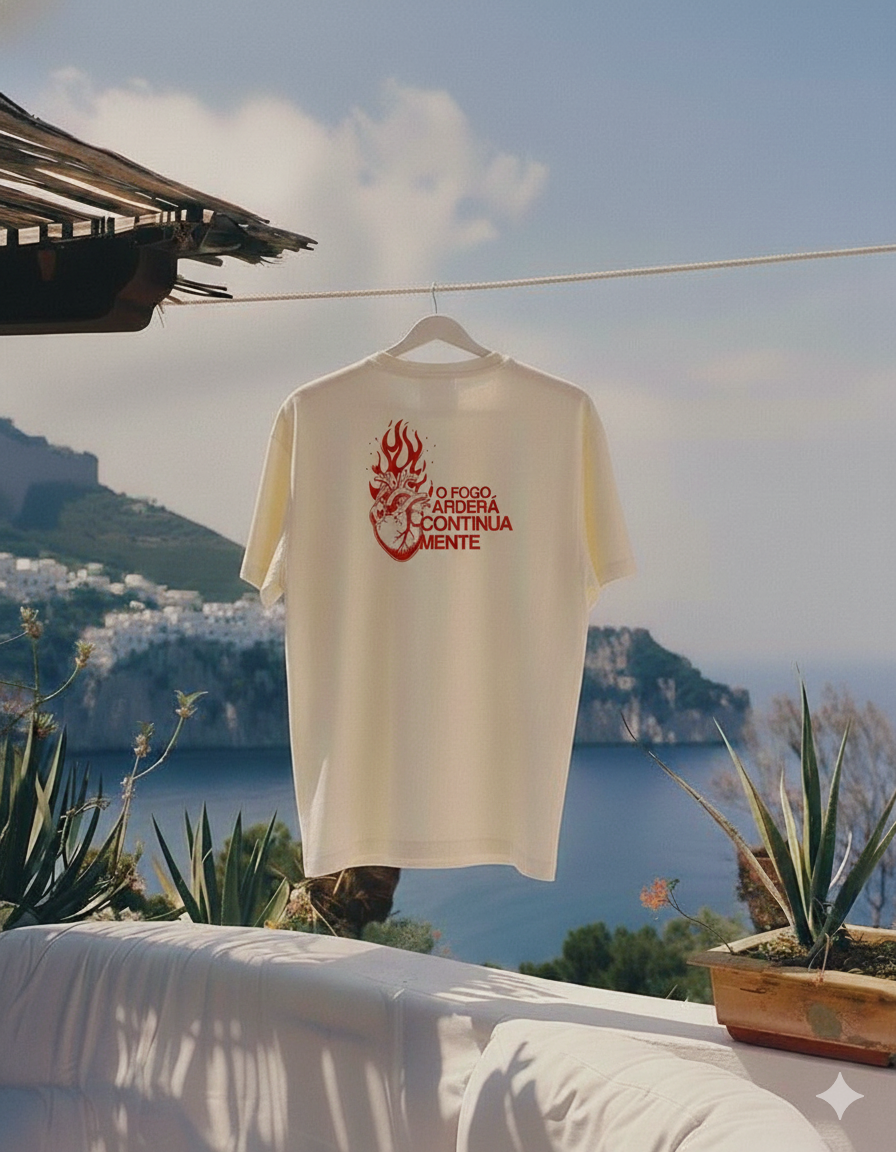 Oversized Premium O Fogo Arderá — Drop Exclusivo