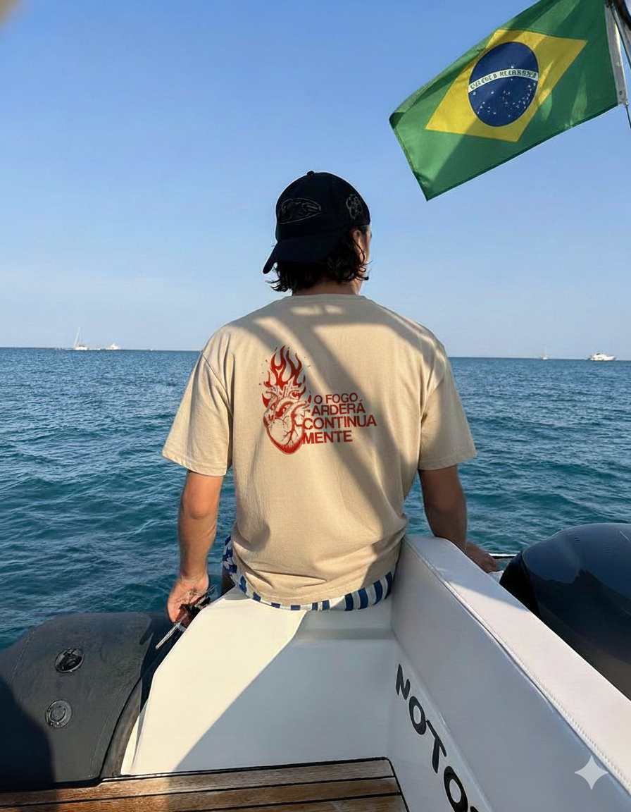 Oversized Premium O Fogo Arderá — Drop Exclusivo