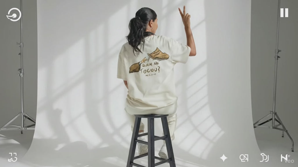 Oversized “Quem Me Tocou?” —  Fé Edition